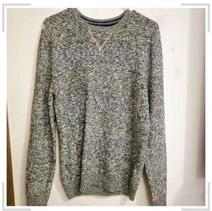 New ✨️Men's Gray Sweater Even Tide Size M. Onyx Blue Edition NWT 49.99